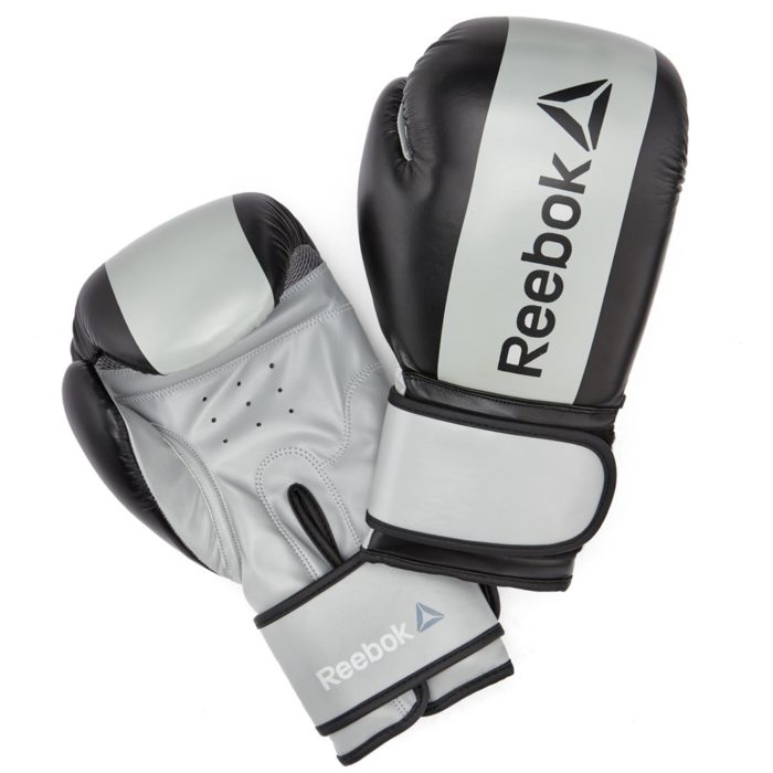 Afgang boks flertal Reebok Boxing Glove 16oz Grey - Devine Fitness Equipment